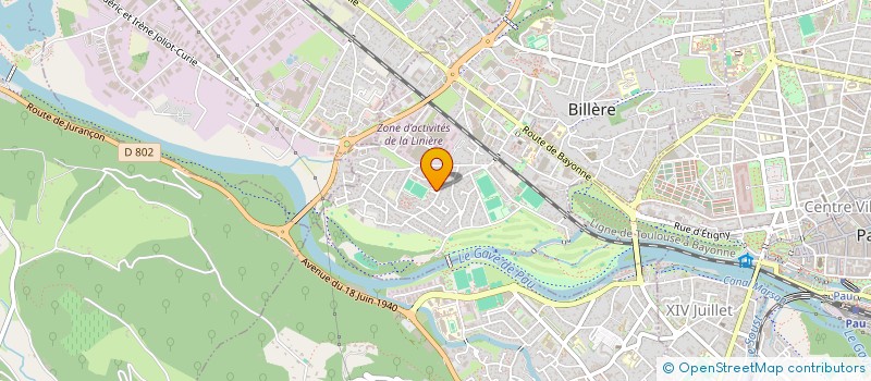 localisation de l'entreprise FRADA  BILLERE