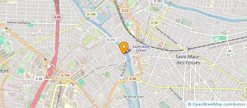 localisation de l'entreprise FRADALEF à CRETEIL