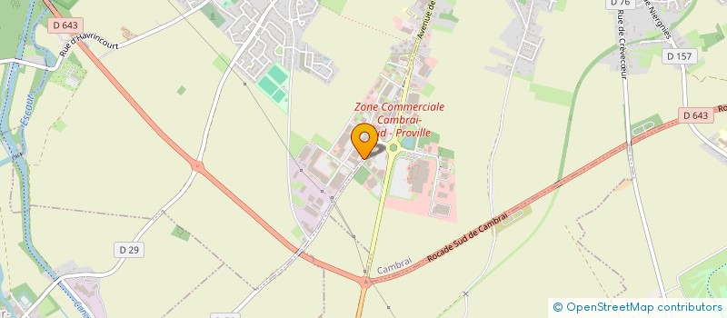 localisation de l'entreprise FRADAN  PROVILLE