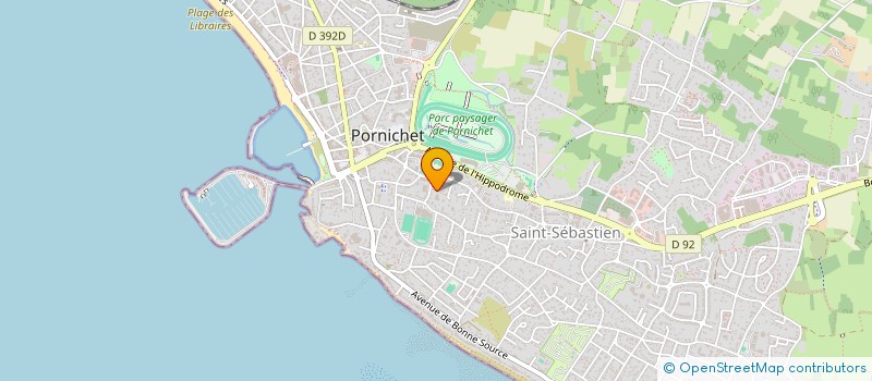 localisation de l'entreprise FRADAZ-P.J-F.  SAINT-NAZAIRE