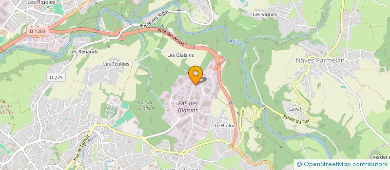 localisation de l'entreprise FRADECI - SOC FRANCAISE DEVELOPP COOPERA à ANNECY