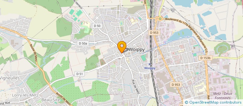localisation de l'entreprise FRADEL 57 à WOIPPY
