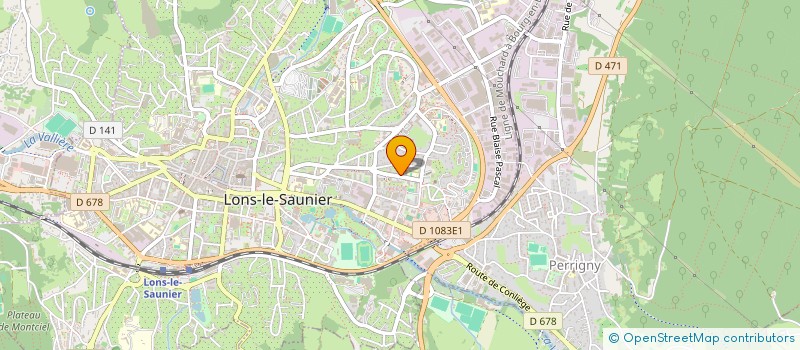 localisation de l'entreprise FRADES III  LONS-LE-SAUNIER