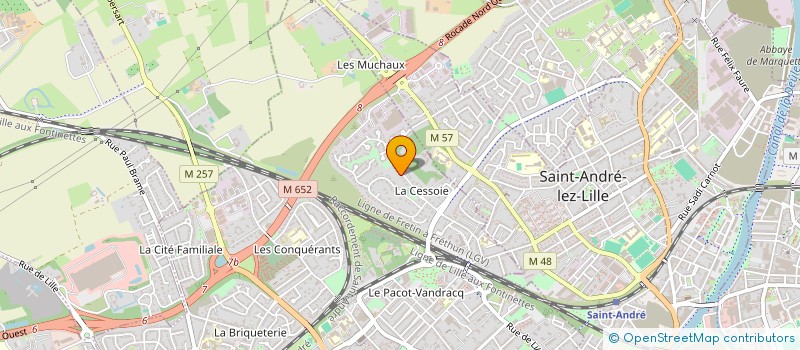 localisation de l'entreprise FRADESCOU  LAMBERSART