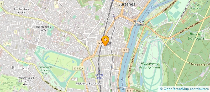 localisation de l'entreprise FRADET à SURESNES