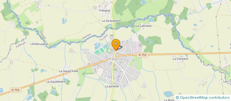 localisation de l'entreprise FRADET HOLDING  LA CHAPELLE-PALLUAU