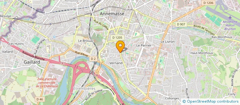 localisation de l'entreprise FRADET INGENIERIES à ANNEMASSE