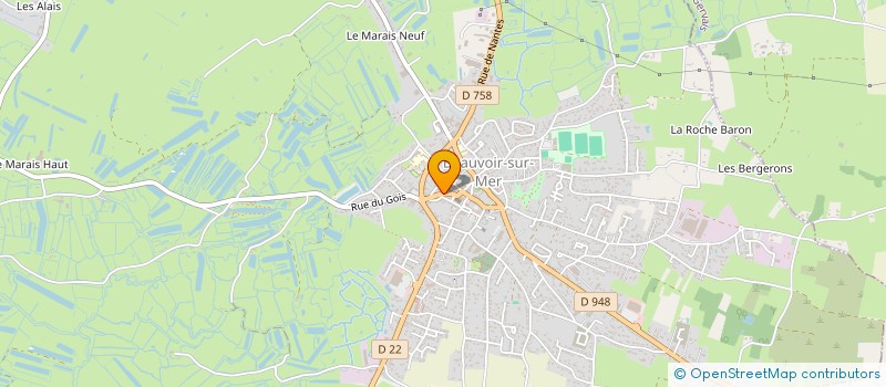 localisation de l'entreprise FRADET SARL à BEAUVOIR-SUR-MER