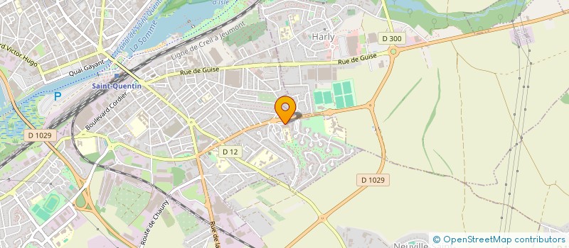 localisation de l'entreprise FRADI MEGA FRAIS à SAINT-QUENTIN