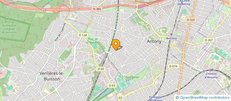 localisation de l'entreprise FRADI RENOV à ANTONY