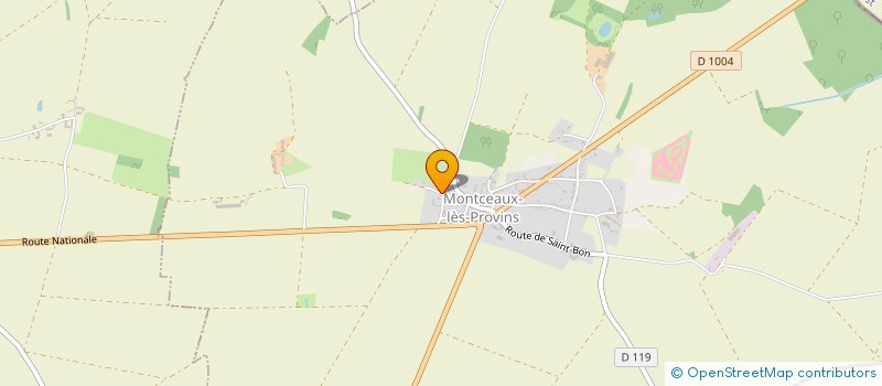 localisation de l'entreprise FRADIP à MONTCEAUX-LES-PROVINS