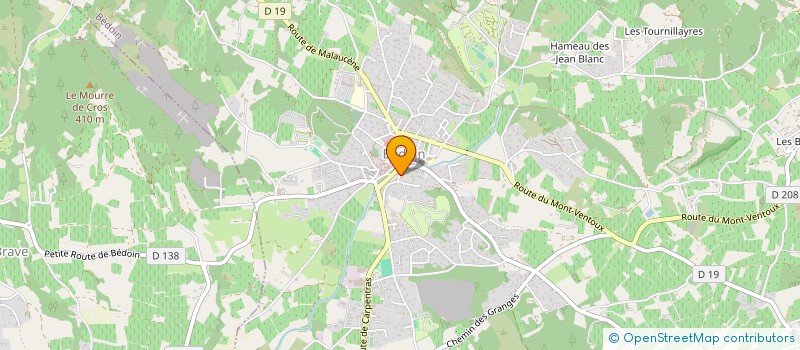 localisation de l'entreprise FRADIS à BEDOIN