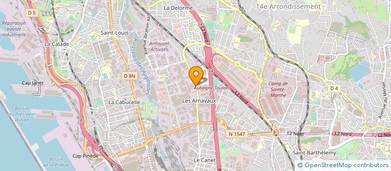 localisation de l'entreprise FRADIS à MARSEILLE