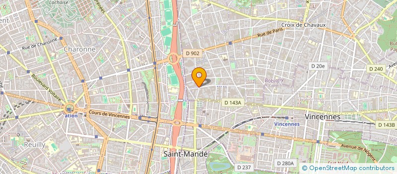 localisation de l'entreprise FRADJI SCI à MONTREUIL