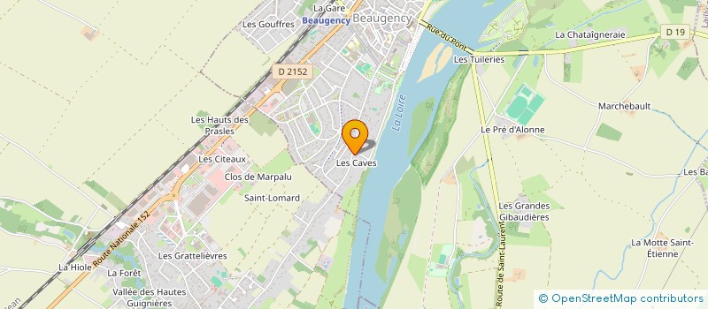 localisation de l'entreprise FRADO à BEAUGENCY