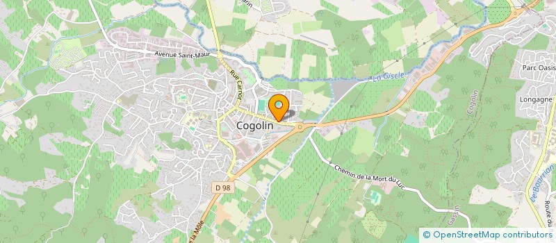 localisation de l'entreprise FRADO à COGOLIN