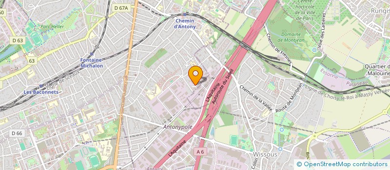 localisation de l'entreprise FRADOM à ANTONY