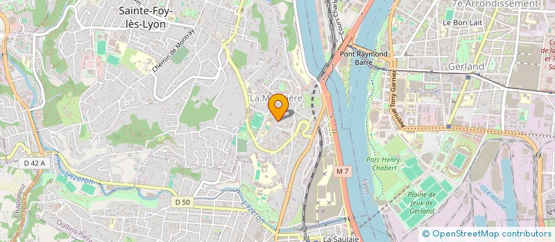 localisation de l'entreprise FRADOM  LA MULATIERE