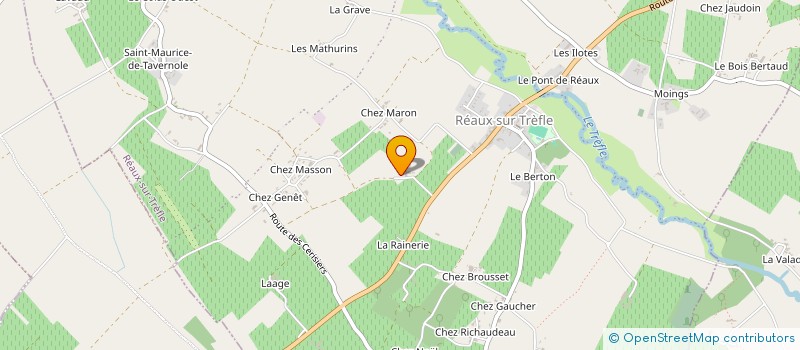 localisation de l'entreprise FRADON à REAUX SUR TREFLE
