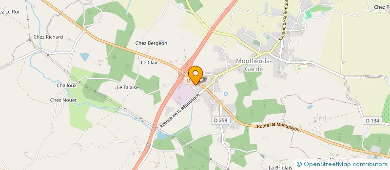 localisation de l'entreprise FRADON ET CIE  BRAN