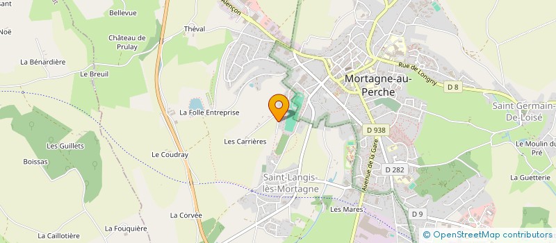 localisation de l'entreprise FRADOU à SAINT-LANGIS-LES-MORTAGNE