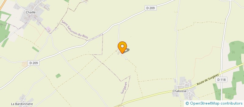 localisation de l'entreprise FRAEG IMMO   SAINT-SATURNIN-DU-BOIS