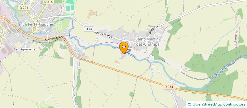 localisation de l'entreprise FRAELEC à SAINT-MARTIN-DES-CHAMPS