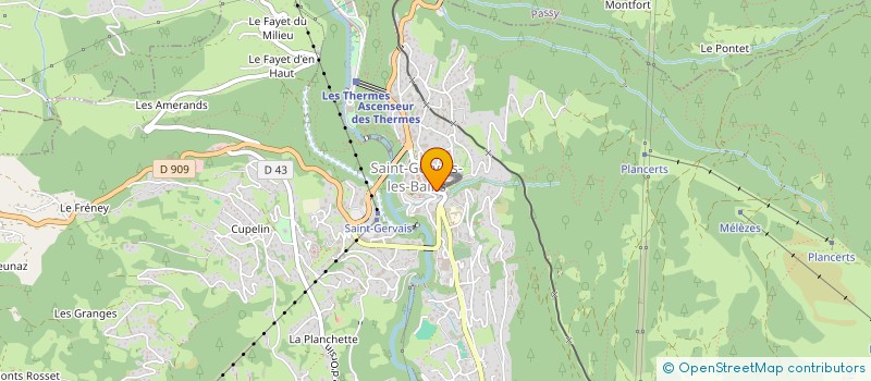 localisation de l'entreprise FRAELO  SAINT-GERVAIS-LES-BAINS