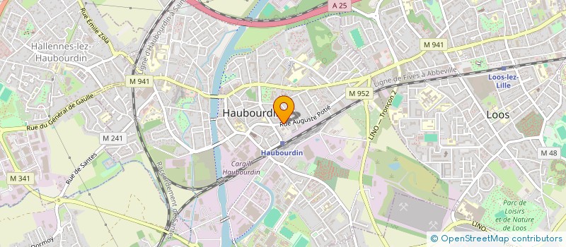 localisation de l'entreprise FRAEMI  HAUBOURDIN