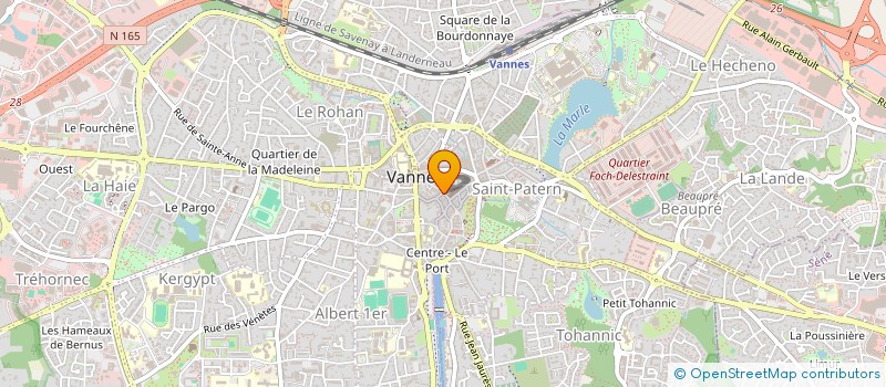 localisation de l'entreprise FRAGA 56 à VANNES