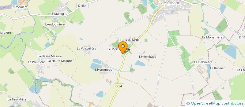 localisation de l'entreprise FRAGAB  SAINT-HILAIRE-DE-CLISSON