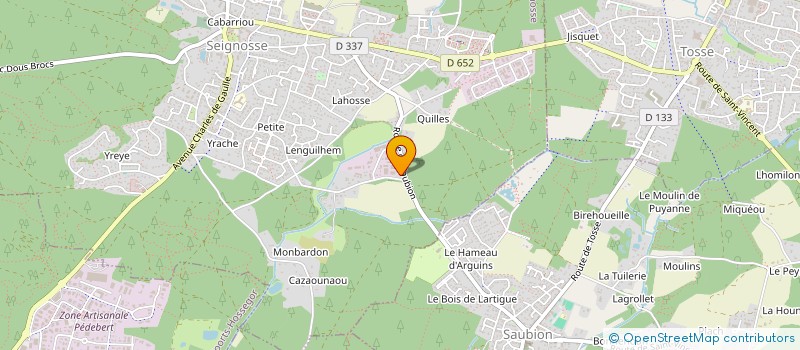 localisation de l'entreprise FRAGANCES  SEIGNOSSE