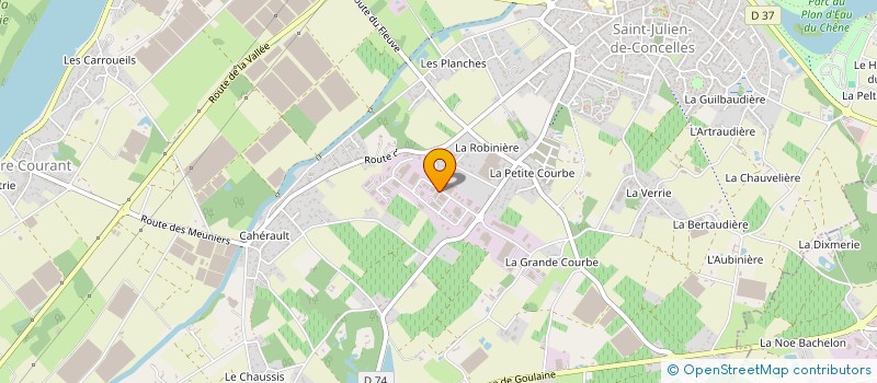 localisation de l'entreprise FRAGAZ à SAINT-JULIEN-DE-CONCELLES