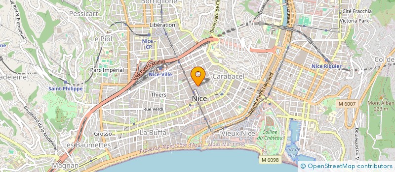 localisation de l'entreprise FRAGER à NICE