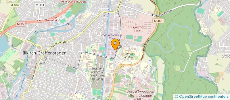 localisation de l'entreprise FRAGER GROUP  ILLKIRCH-GRAFFENSTADEN