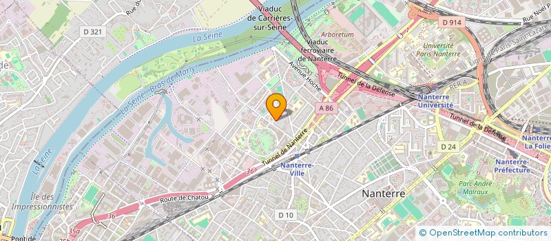 localisation de l'entreprise FRAGEULROK  NANTERRE