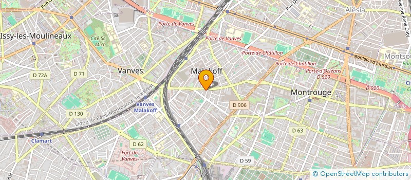 localisation de l'entreprise FRAGILE  MALAKOFF