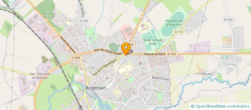 localisation de l'entreprise FRAGILITES ET BIEN ETRE à ARGENTAN
