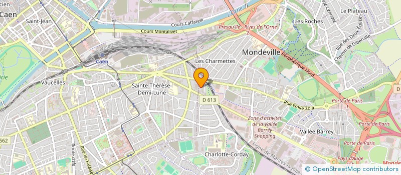 localisation de l'entreprise FRAGIMU à MONDEVILLE