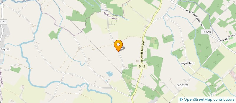 localisation de l'entreprise FRAGIRO  LA VILLE-DIEU-DU-TEMPLE