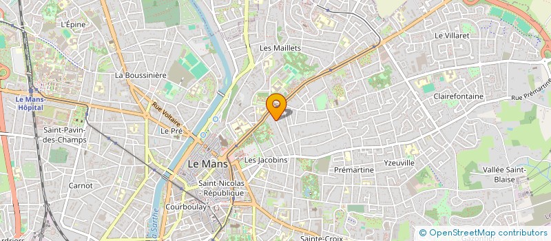 localisation de l'entreprise FRAGMA INTERNATIONAL  LE MANS