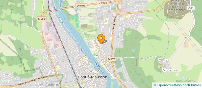 localisation de l'entreprise FRAGMA SARL  PONT-A-MOUSSON