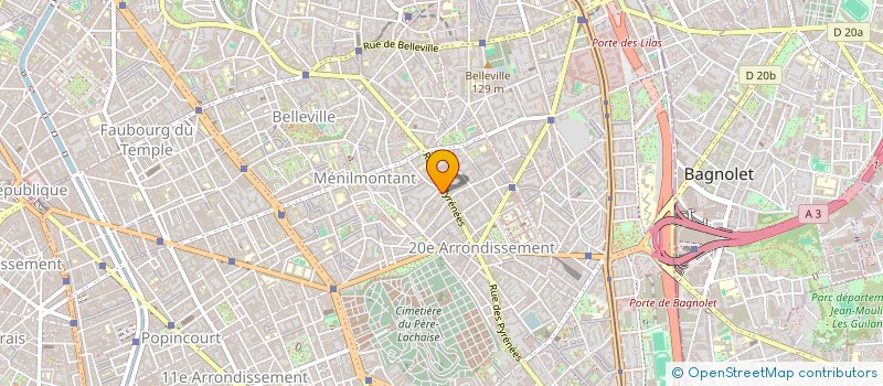 localisation de l'entreprise FRAGMENT  PARIS