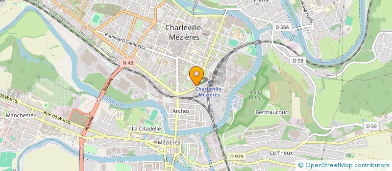 localisation de l'entreprise FRAGMENT  CHARLEVILLE-MEZIERES