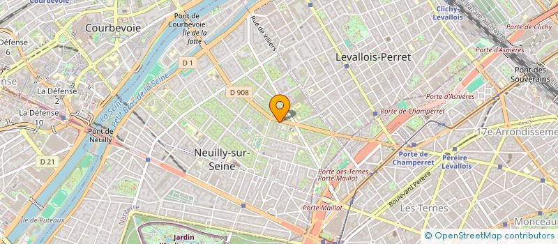 localisation de l'entreprise FRAGMENTS 45  NEUILLY-SUR-SEINE