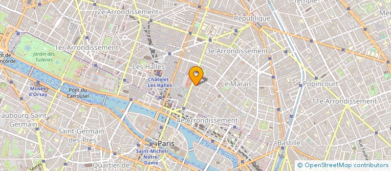 localisation de l'entreprise FRAGMENTS  PARIS