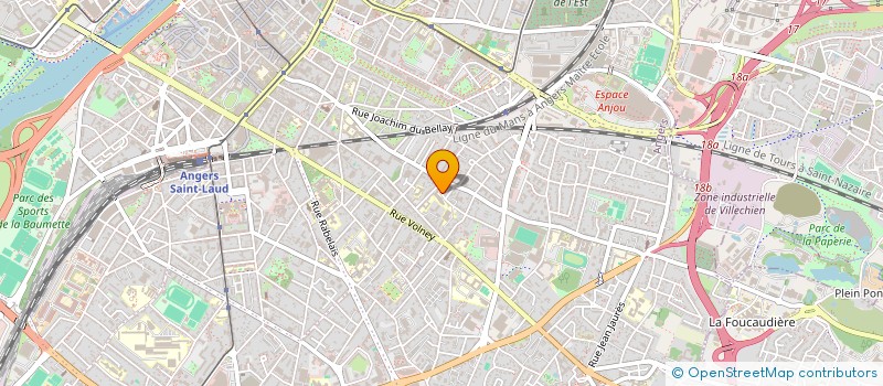 localisation de l'entreprise FRAGMENTS à ANGERS