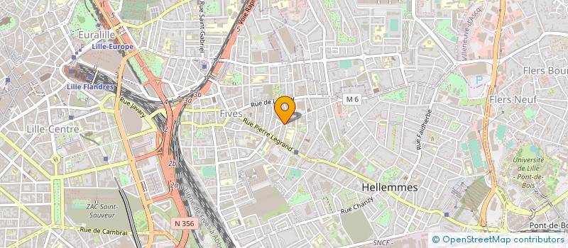 localisation de l'entreprise FRAGMENTS EUROPE à LILLE