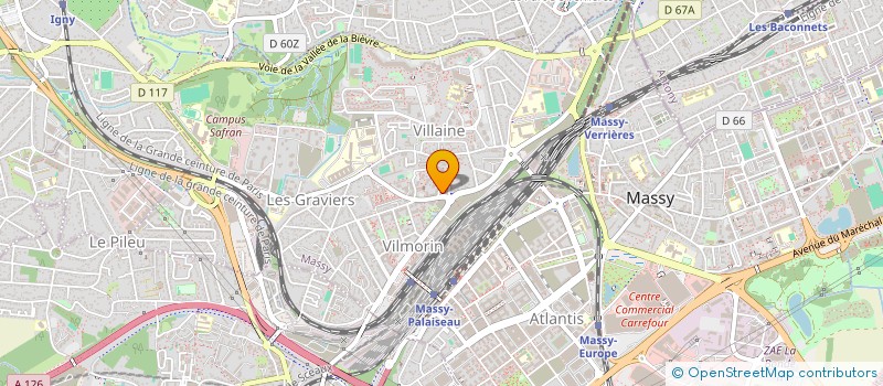 localisation de l'entreprise FRAGNES à MASSY