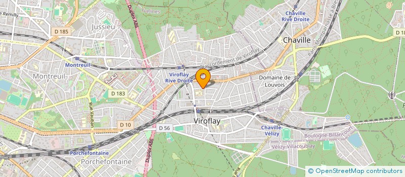 localisation de l'entreprise FRAGOHARD - LAVILLE  VIROFLAY